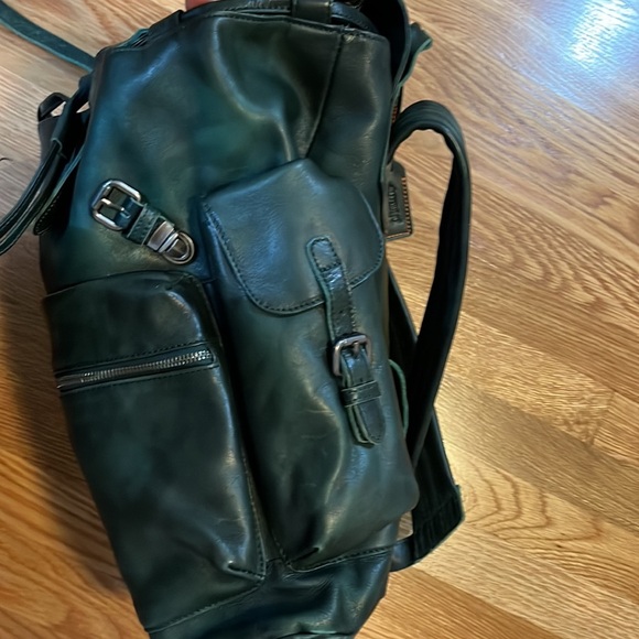 Free People x Old Trend Bryan Backpack Green NWT - Picture 15 of 17
